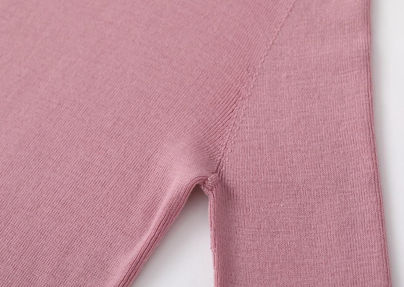 Fitted Ultrafine Wool Knit Turtleneck Sweater - ERIMI StudioFitted Ultrafine Wool Knit Turtleneck SweaterERIMI Studio