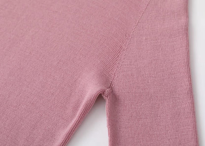 Fitted Ultrafine Wool Knit Turtleneck Sweater - ERIMI StudioFitted Ultrafine Wool Knit Turtleneck SweaterERIMI Studio