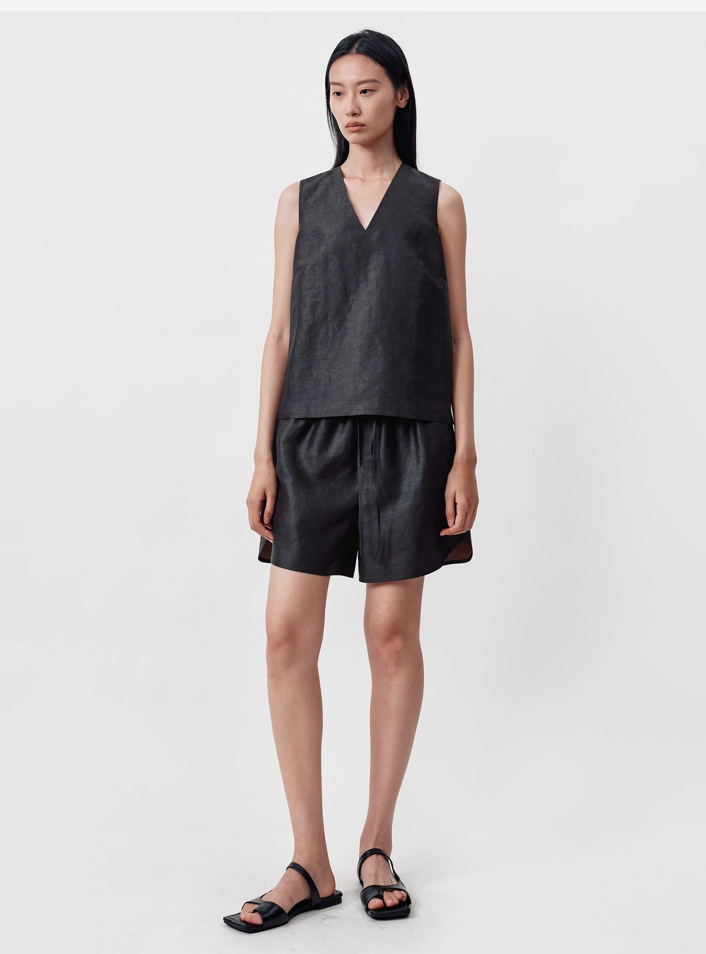 Gambiered Guangdong (Xiangyunsha) Silk Top - ERIMI StudioGambiered Guangdong (Xiangyunsha) Silk TopBlousesERIMI Studio