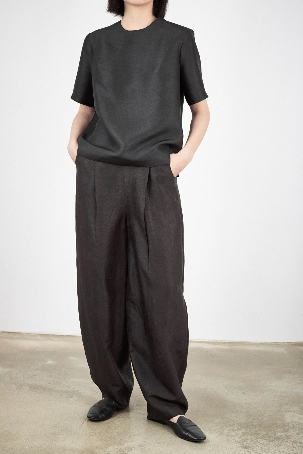 Gambiered Guangdong (Xiangyunsha) Silk Top - ERIMI StudioGambiered Guangdong (Xiangyunsha) Silk TopBlousesERIMI Studio