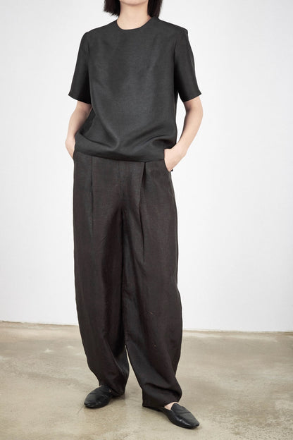 Gambiered Guangdong (Xiangyunsha) Silk Top - ERIMI StudioGambiered Guangdong (Xiangyunsha) Silk TopBlousesERIMI Studio