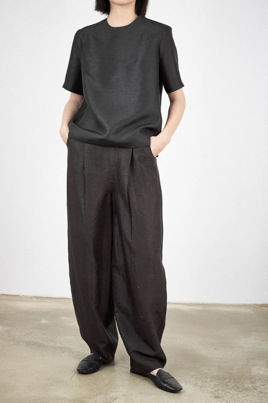 Gambiered Guangdong (Xiangyunsha) Silk Top - ERIMI StudioGambiered Guangdong (Xiangyunsha) Silk TopBlousesERIMI Studio