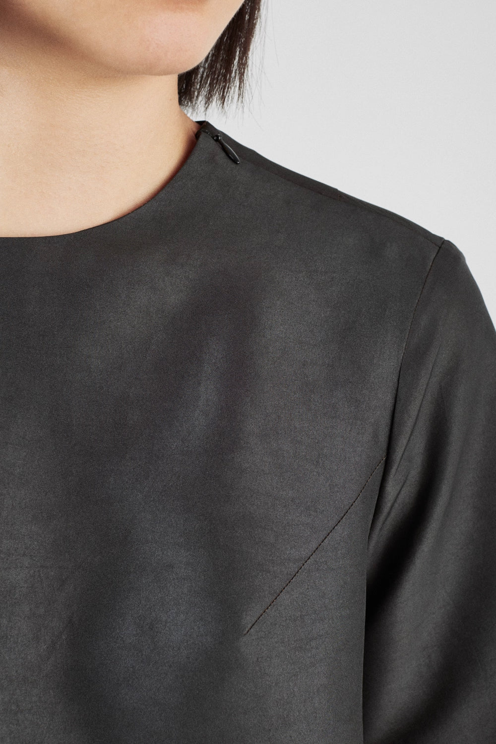 Gambiered Guangdong (Xiangyunsha) Silk Top - ERIMI StudioGambiered Guangdong (Xiangyunsha) Silk TopBlousesERIMI Studio