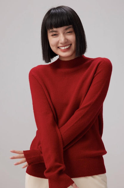 Relaxed Ultrafine Wool Crewneck Sweater - ERIMI StudioRelaxed Ultrafine Wool Crewneck SweaterSweaterERIMI Studio