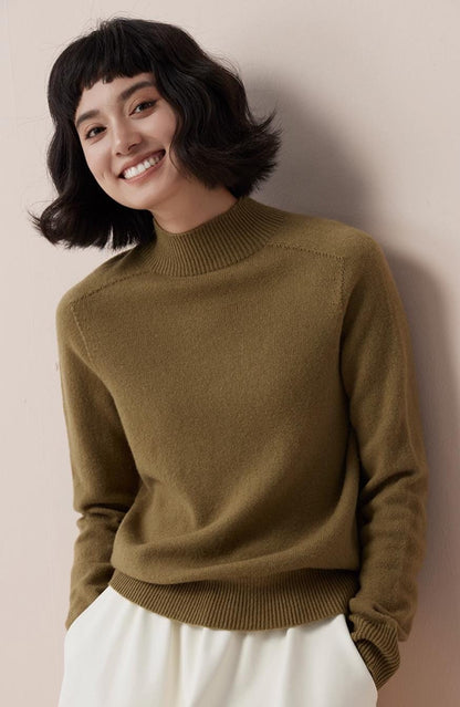 Relaxed Ultrafine Wool Crewneck Sweater - ERIMI StudioRelaxed Ultrafine Wool Crewneck SweaterSweaterERIMI Studio