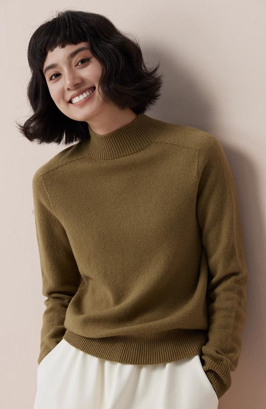 Relaxed Ultrafine Wool Crewneck Sweater - ERIMI StudioRelaxed Ultrafine Wool Crewneck SweaterSweaterERIMI Studio